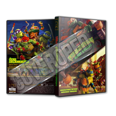 Ninja Kaplumbağalar Mutant Kargaşası - 2023 Türkçe Dvd Cover Tasarımı